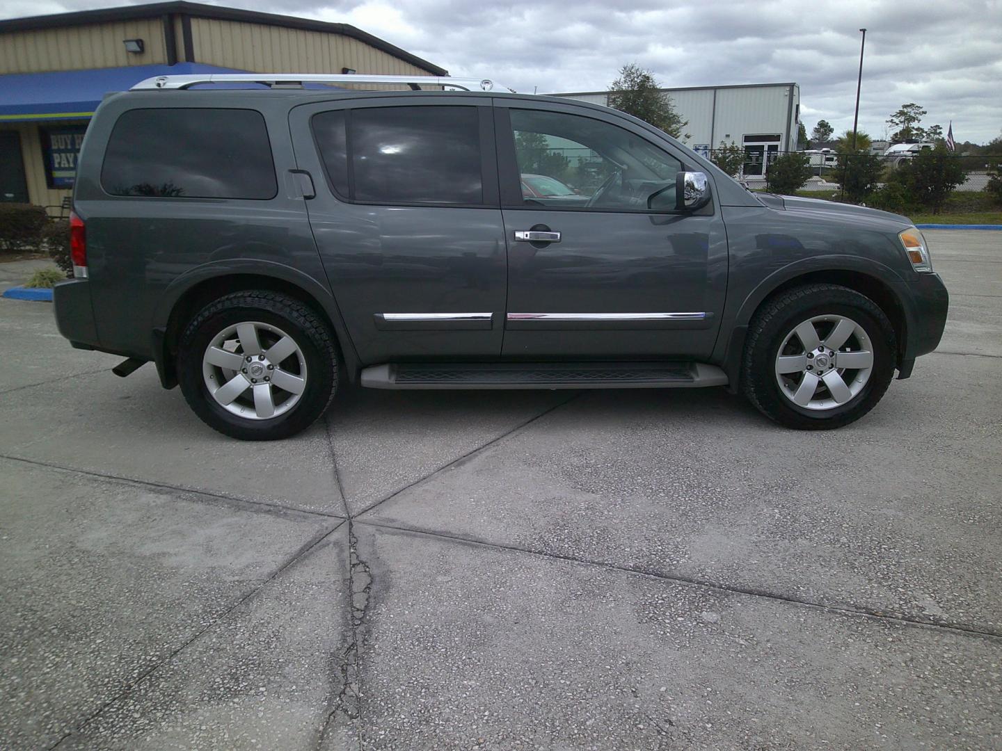 2012 GRAY NISSAN ARMADA SE; PLATINUM; (5N1BA0ND0CN) , located at 390 Hansen Avenue, Orange Park, FL, 32065, (904) 276-7933, 30.130497, -81.787529 - Photo#2